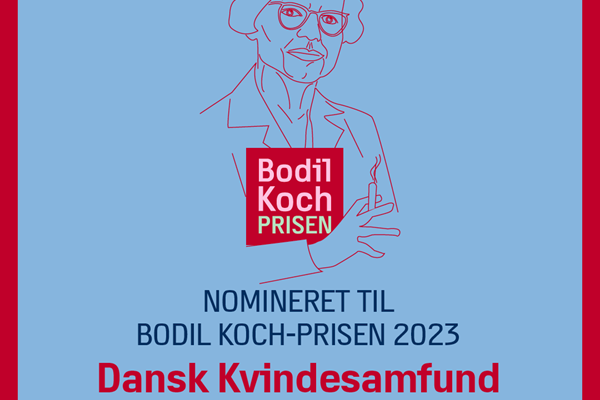 Dansk Kvindesamfund er nomineret til Bodil Koch-Prisen