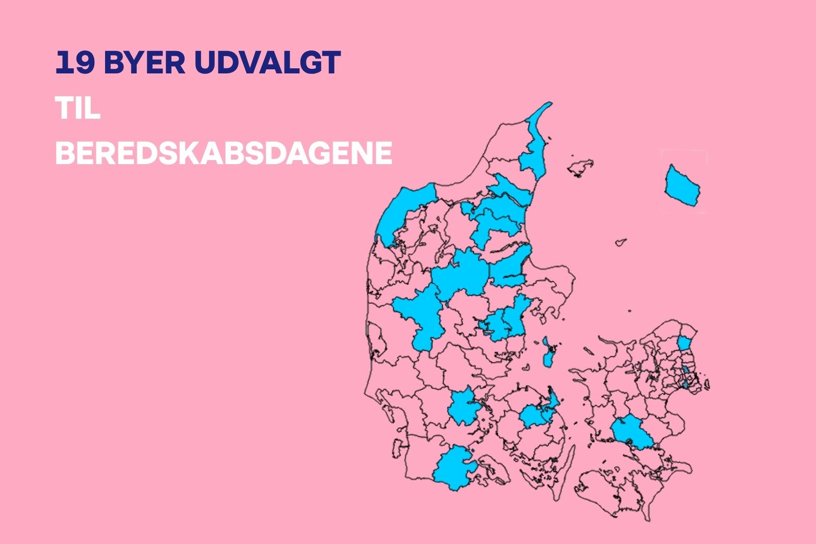 19 byer udvalgt til beredskabsdagene