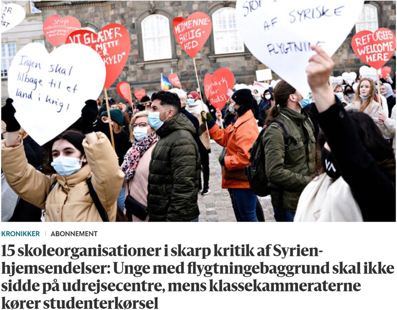 Klip fra Berlingske Tidende, 26.4.2021