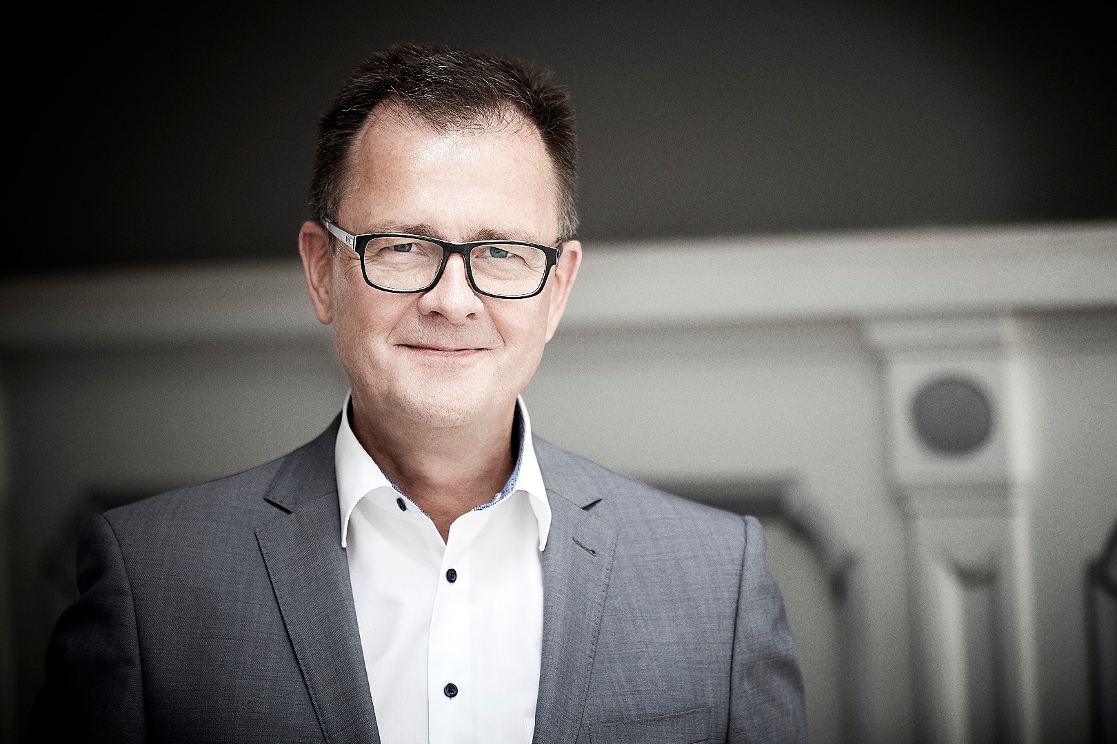 Kjeld Gosvig-Jensen, der er juridisk direktør i Finans Danmark, holder oplæg.