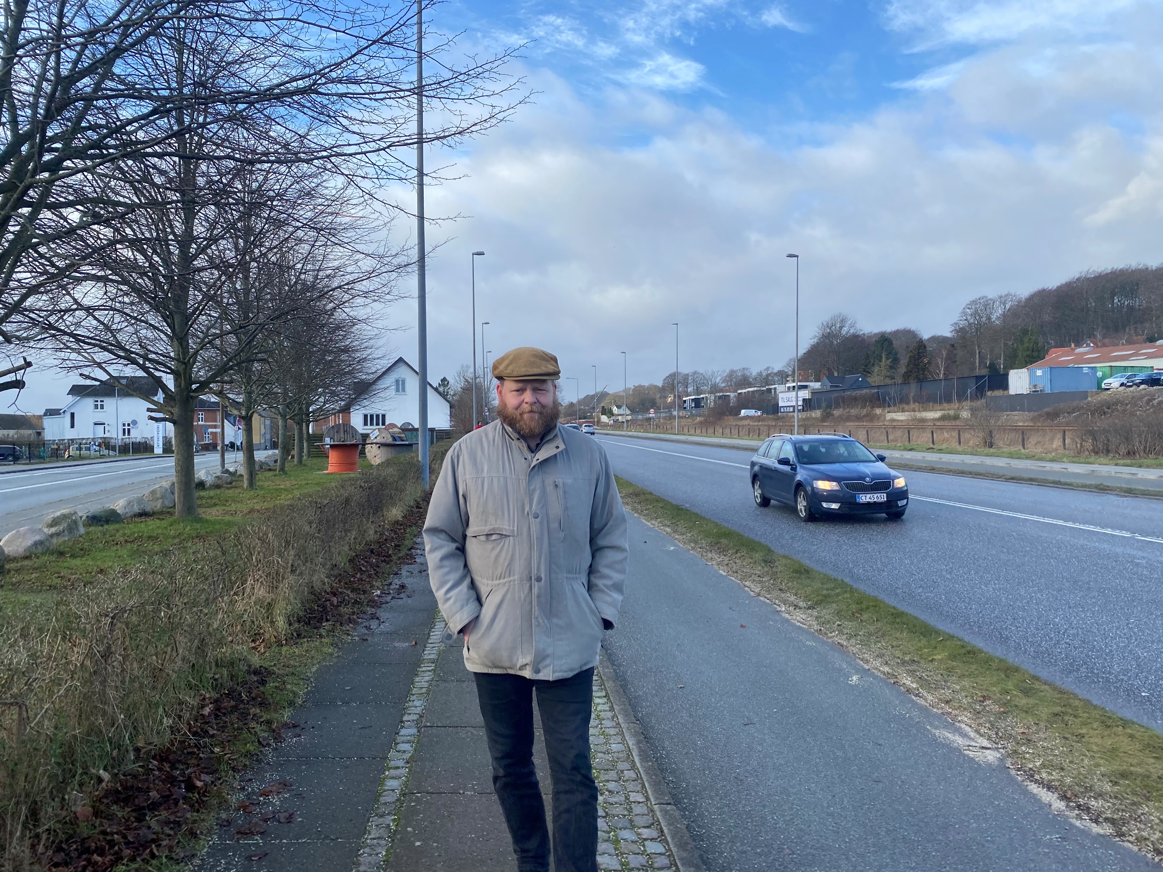 Michael Hauge Lavendt elsker biler, men vil gerne have mindre biltrafik i Aarhus midtby. (Foto: Tahmasbi/Lokalavisen Aarhus)