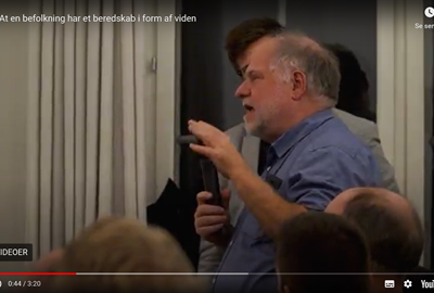 At en befolkning har et beredskab i form af viden