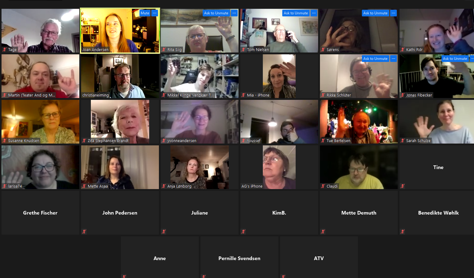 Kan man undervise teater online?